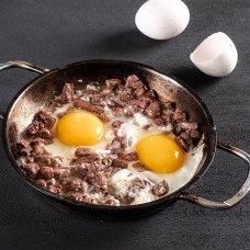 Sahanda Kavurmalı Yumurta