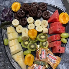 Çikolatalı Mix Meyve Tabağı